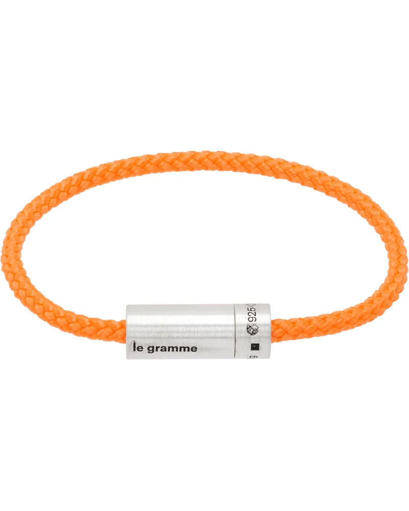 Le Gramme Nato Cable 'Le 7g' Bracelet Orange