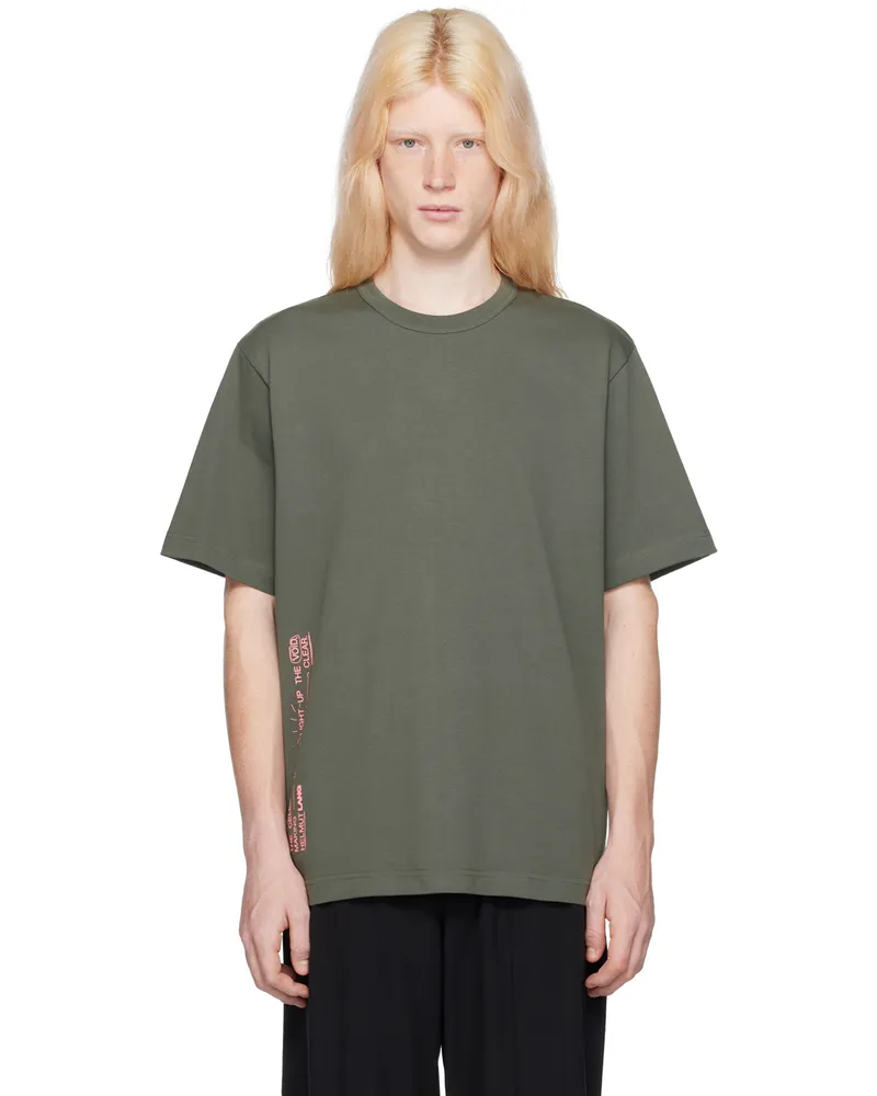 Helmut Lang Gray Space T-Shirt Ash