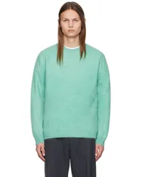 SOLID HOMME Green Crewneck Sweater 637m