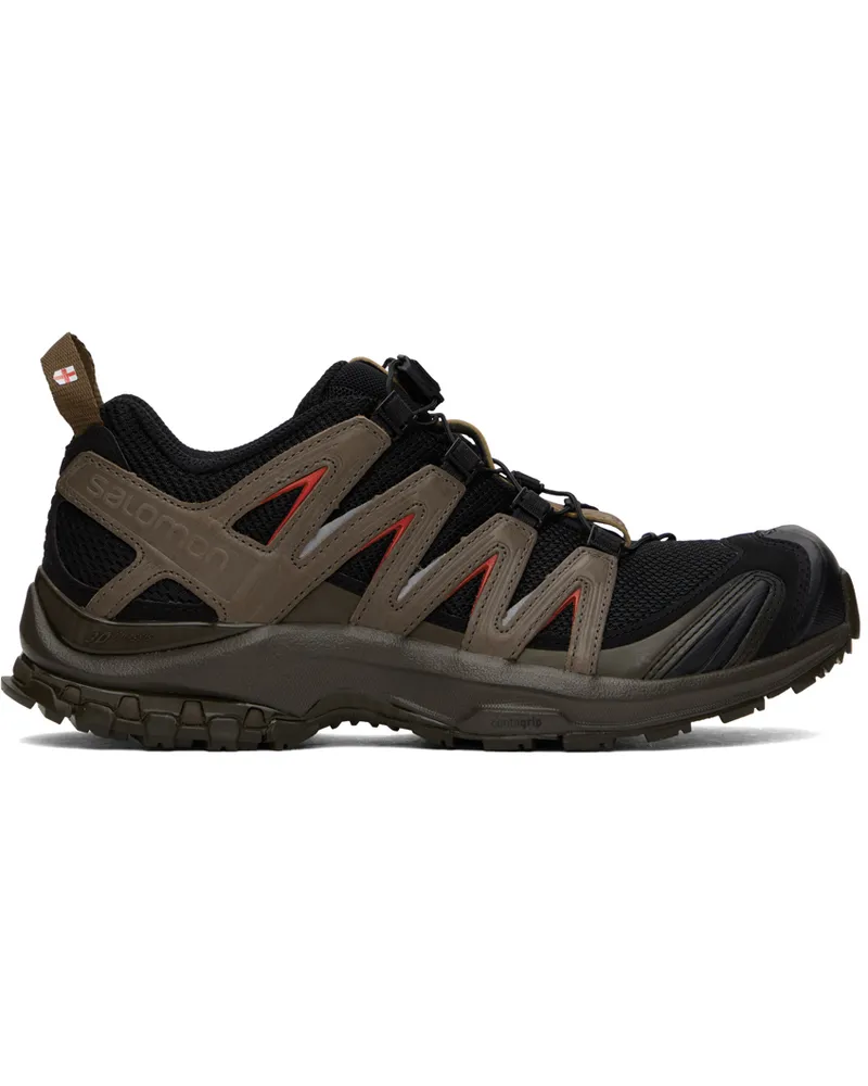Salomon Black & Brown XA Pro 3D La Yaute Sneakers Black