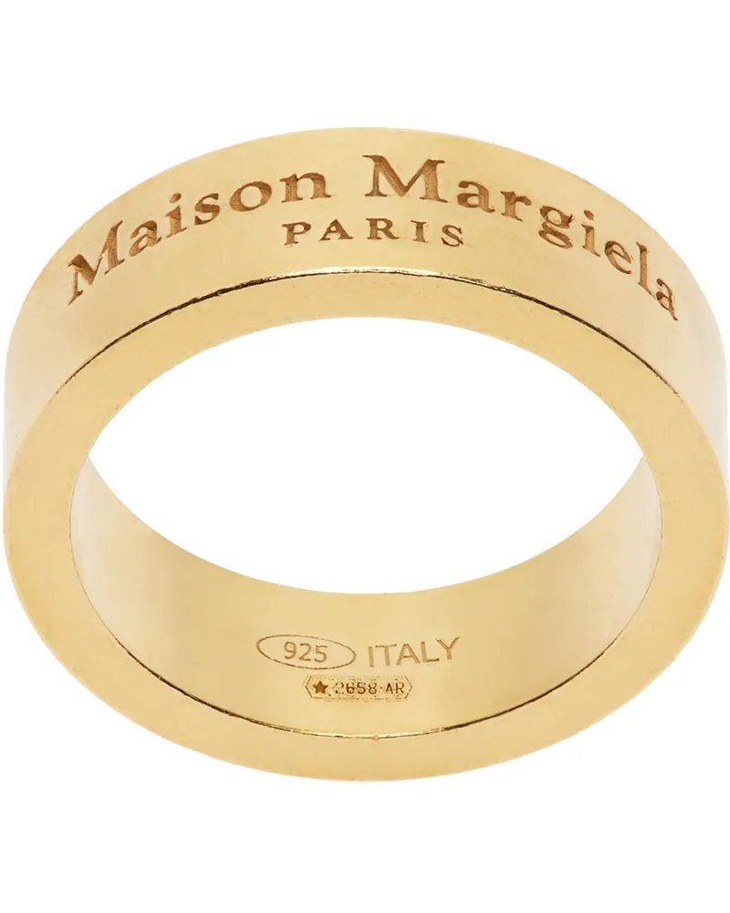 Maison Margiela Gold Logo Ring 950
