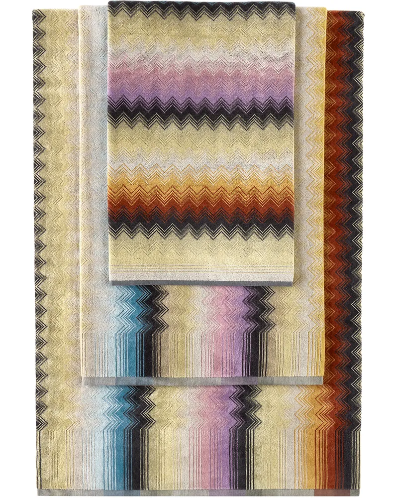 Multicolor Byron Five-Piece Towel Set