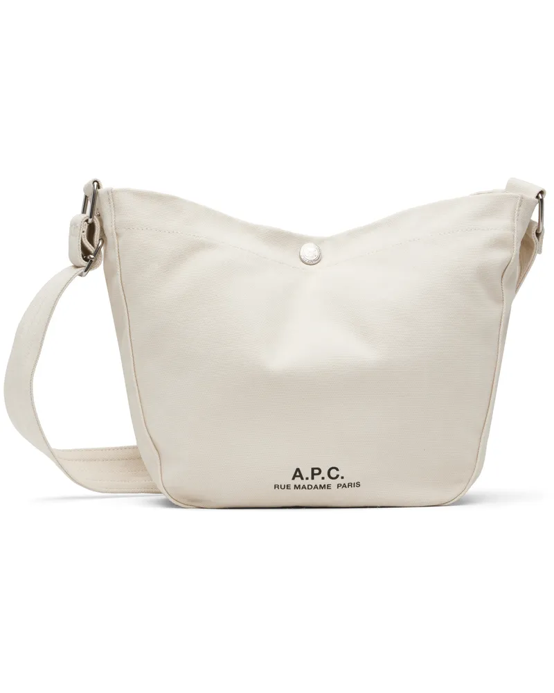 A.P.C. Beige Journal Satchel Baa
