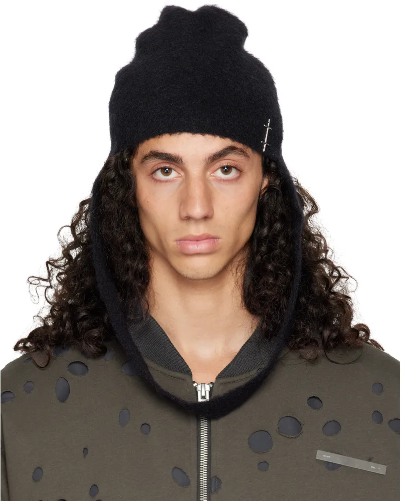 Heliot Emil Black Obelis Beanie Black