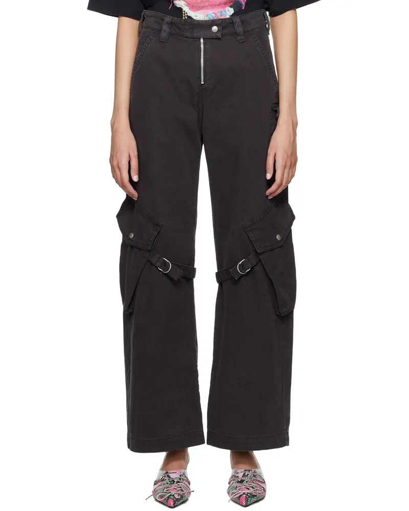 Acne Studios Gray Cargo Pocket Trousers Z79