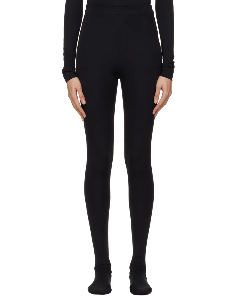 WARDROBE.NYC Black Opaque Leggings Black