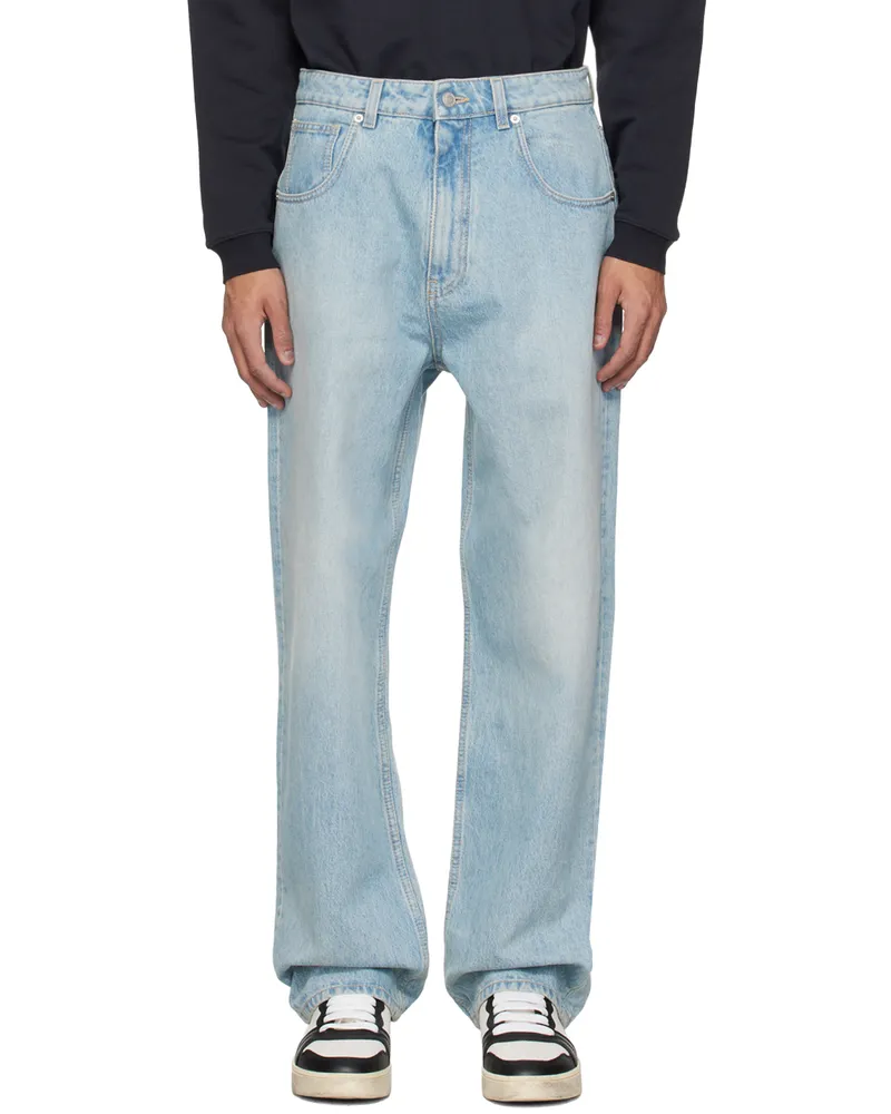 Bally Blue Relaxed Jeans Indaco