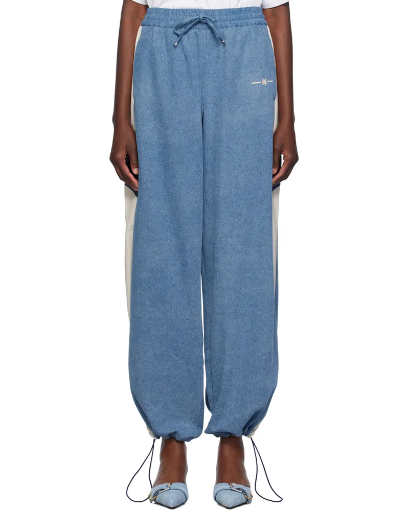 Amiri Blue Paneled Track Pants Blue