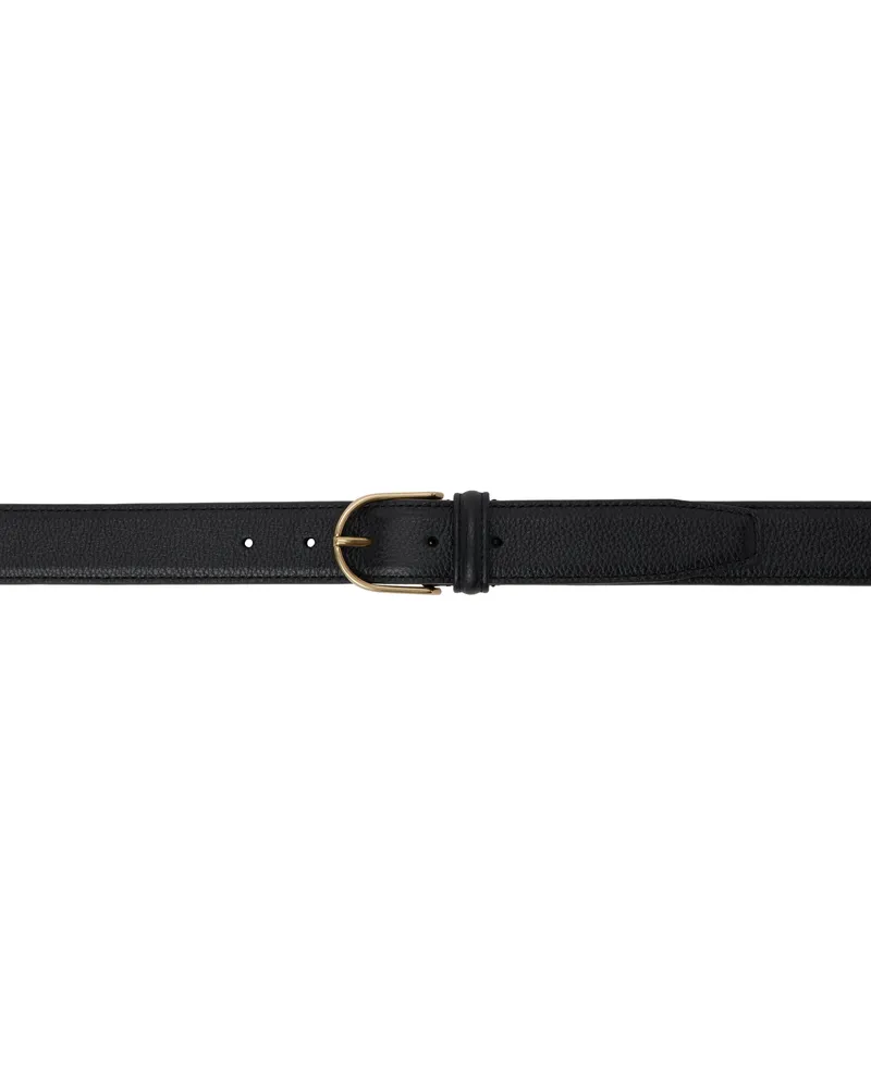 Anderson's Black Old School Classic Stitch Trimmed Belt N1