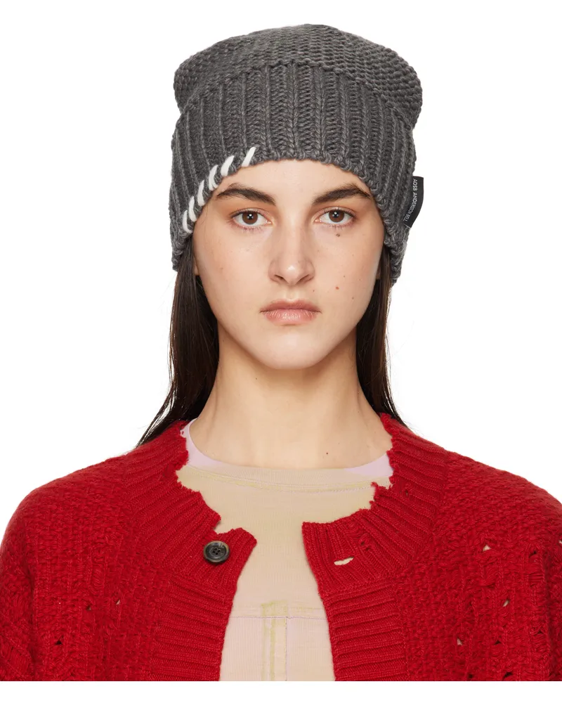 Andersson Bell Gray Milano Wool Beanie Charcoal