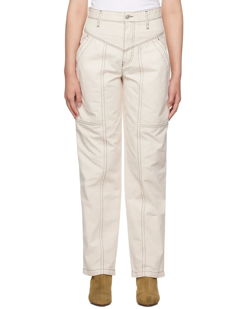 Étoile Isabel Marant Off-White Denzel Trousers 23ec