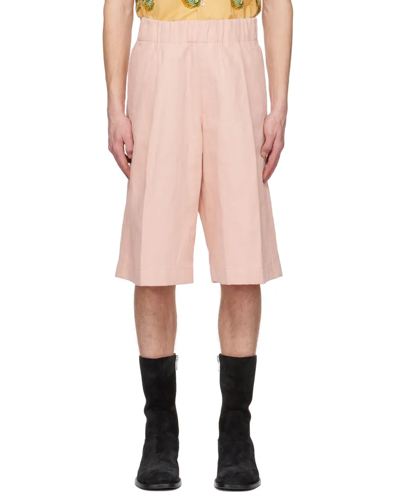 Dries van Noten Pink Baggy Shorts 354