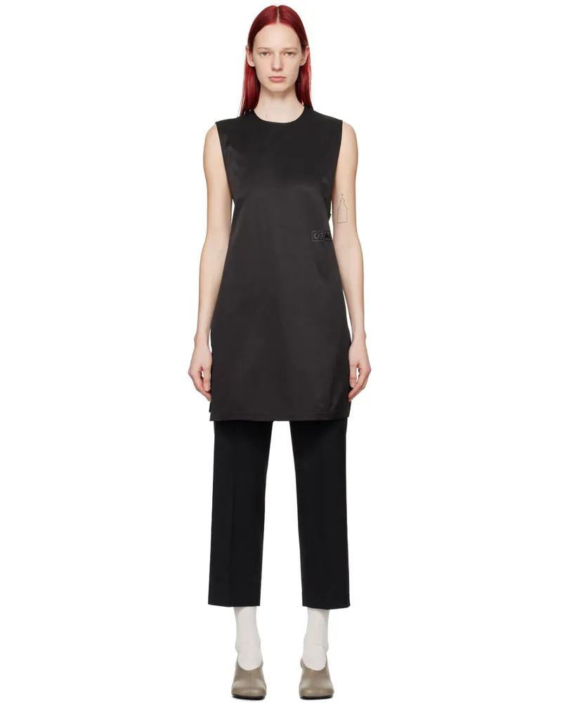 Maison Margiela Black Self-Tie Minidress 900