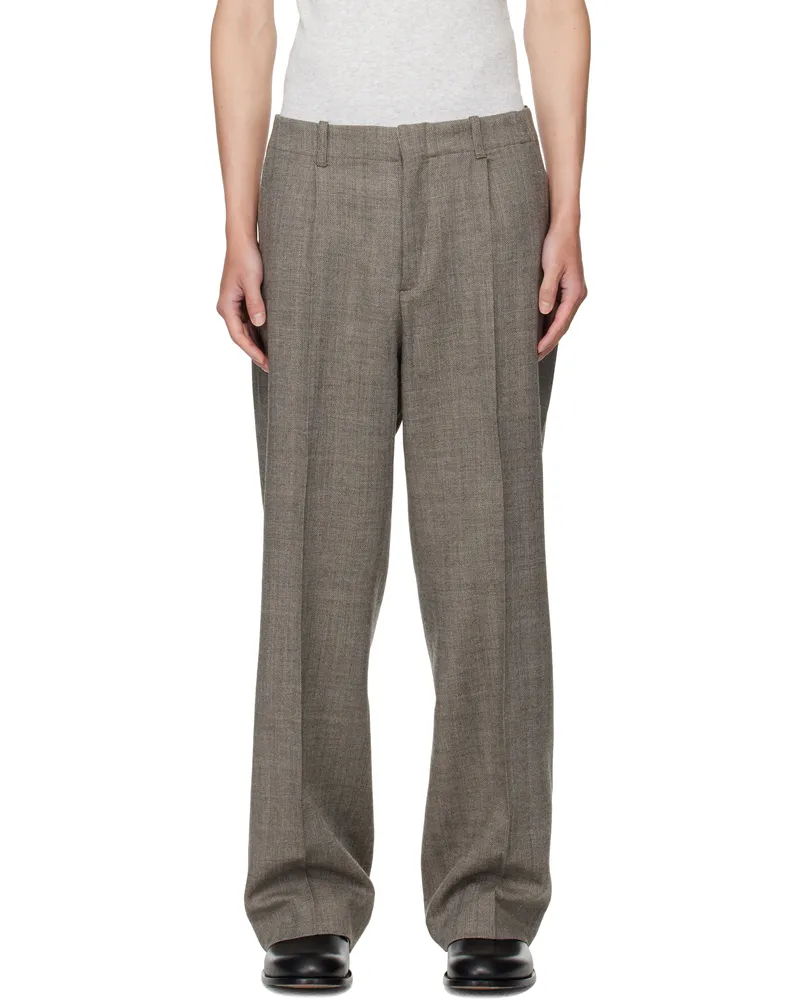 Our Legacy Brown Borrowed Trousers Brown