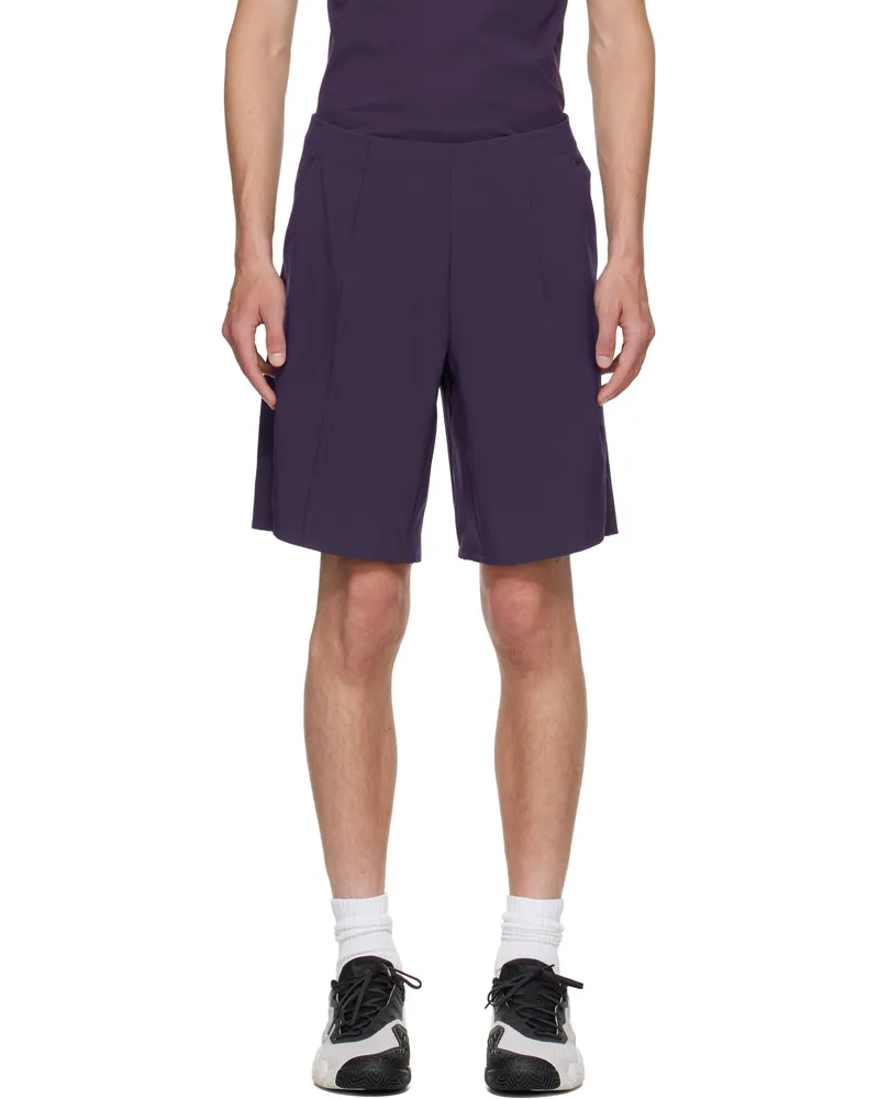 Y-3 Purple US Open Tennis Ergo Pro Shorts Aurora