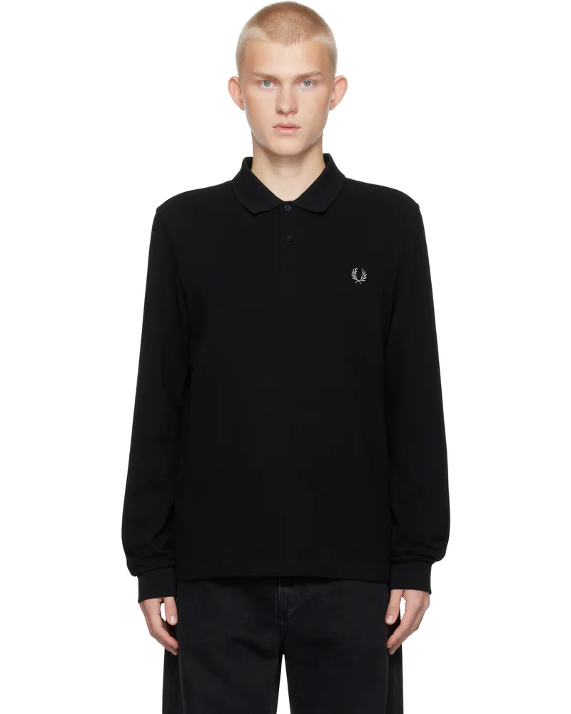 Fred Perry Black Tennis Polo Black