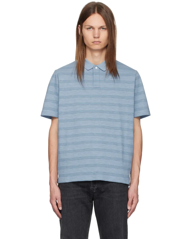 Paul Smith Blue Marl Stripe Polo 41