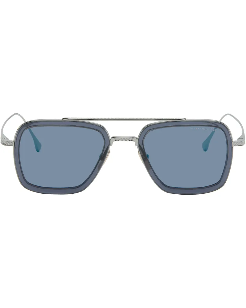DITA Gunmetal & Blue FLIGHT.006 Sunglasses Smoke