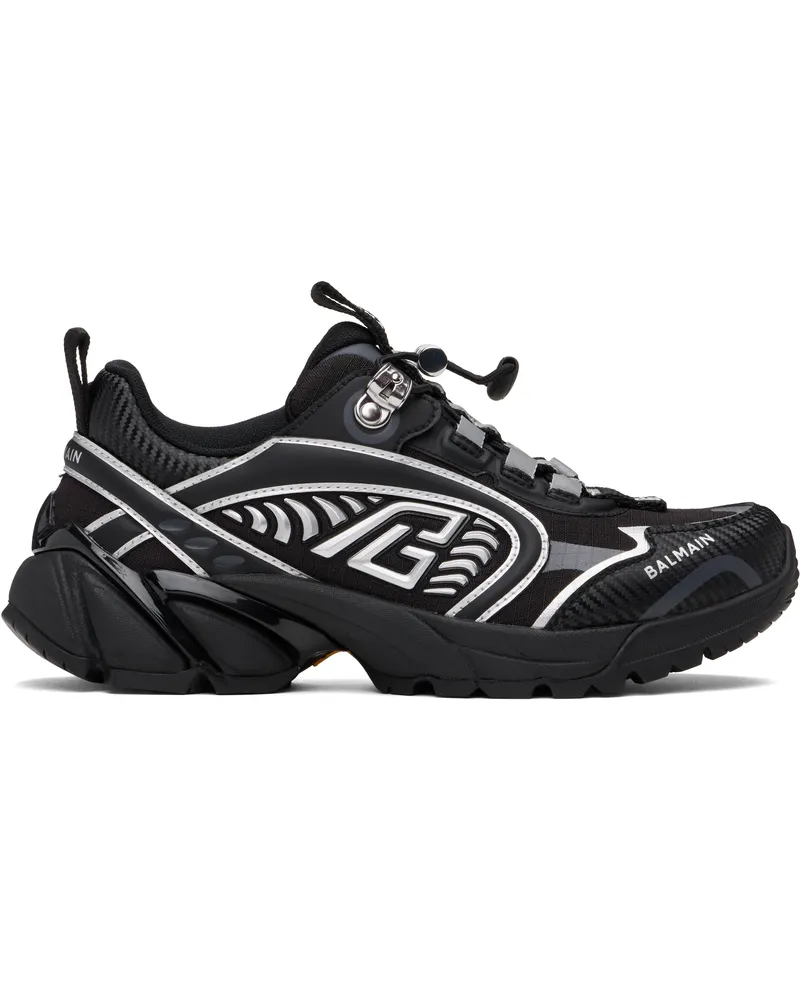Balmain Black Cosmic Dust Sneakers Eac