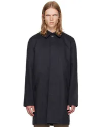 A.P.C. Navy Urban Mac Coat Iak