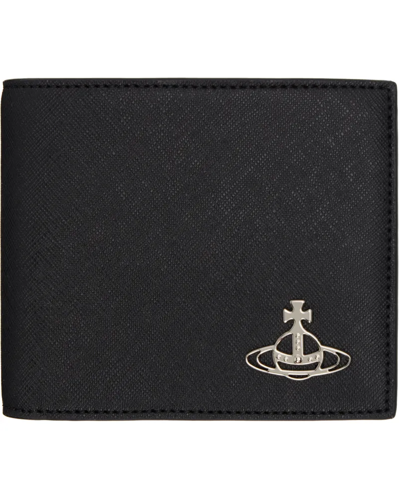 Vivienne Westwood Black Coin Pocket Wallet Ss25-n401