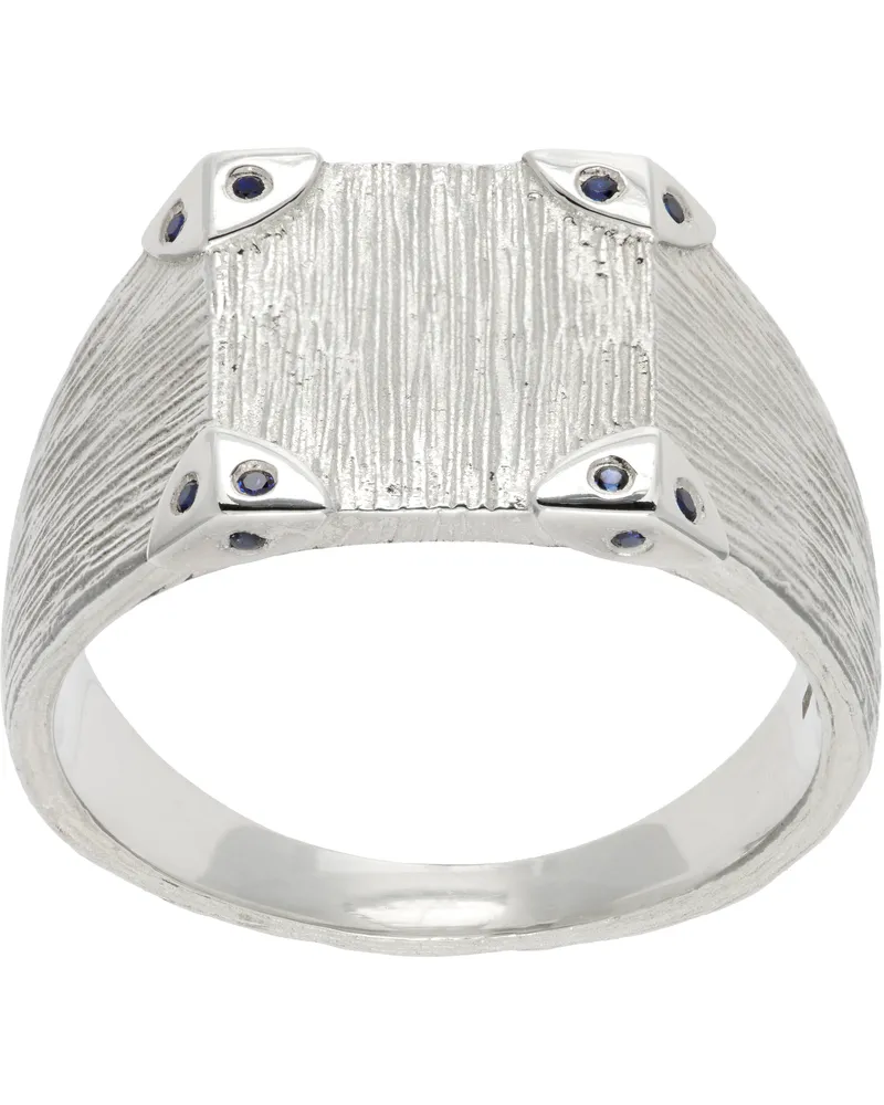 BLEUE BURNHAM Explorers Signet Ring Silver