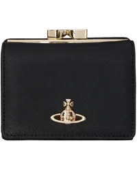 Vivienne Westwood Black Small Frame Wallet Aw24-black