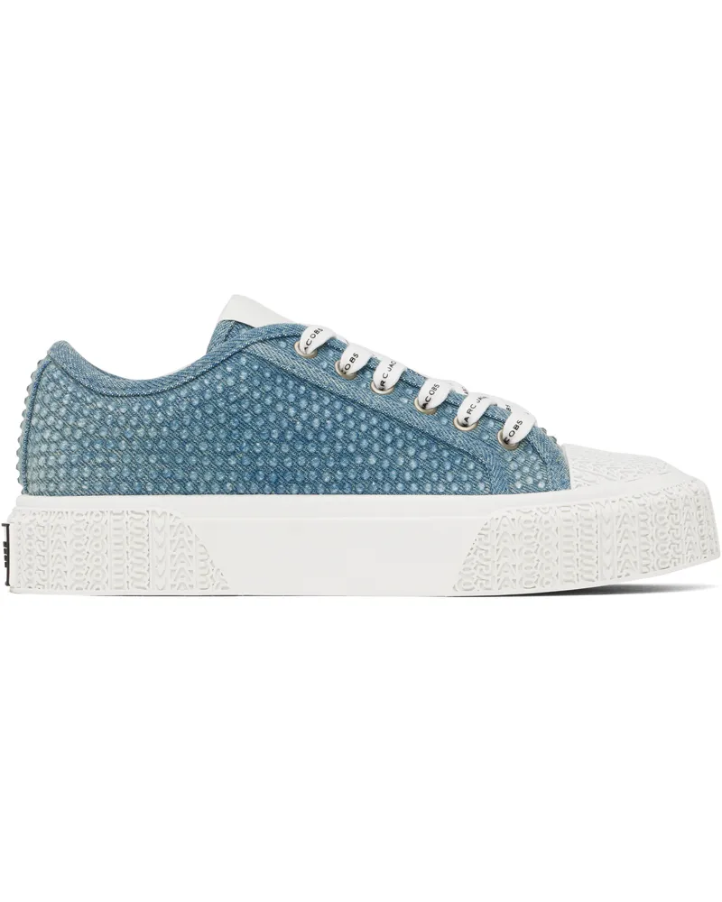Marc Jacobs Blue 'The Crystal' Denim Sneakers 402
