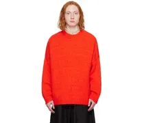 Orange Fuzzy Sweater