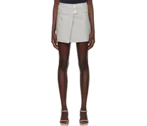 Gray Trento Miniskirt