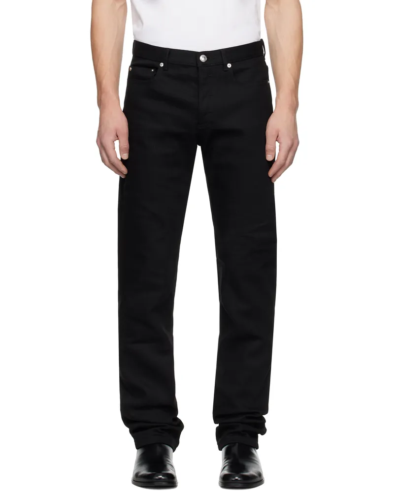 A.P.C. Black New Standard Jeans Lzz