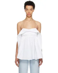 Cecilie Bahnsen White Sunday Tank Top White