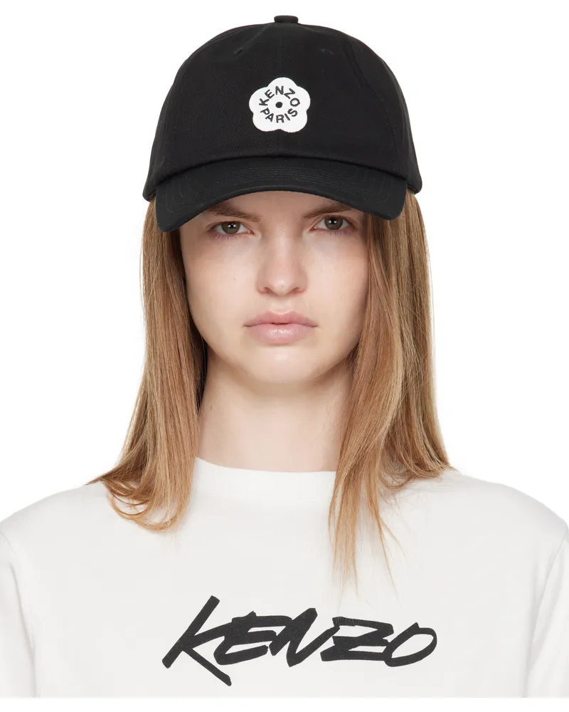 Kenzo Black Kenzo Paris 'Boke Flower 2.0' Embroidered Cap 99