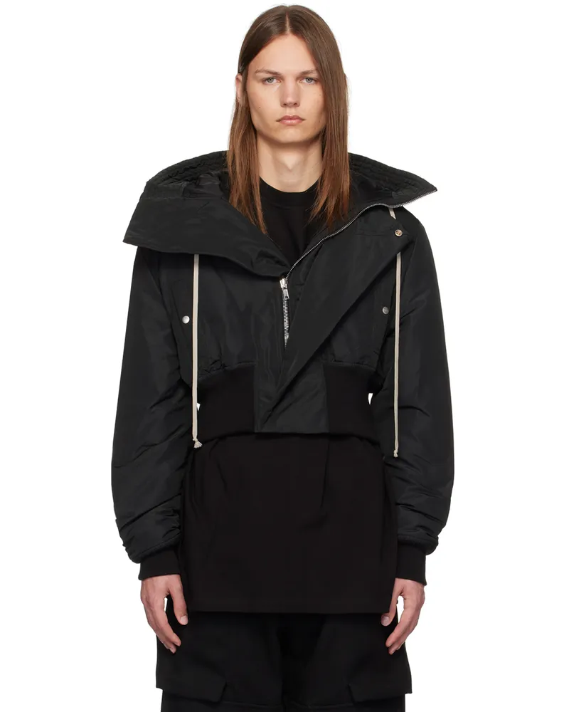 Rick Owens Black Porterville Alice Bomber Jacket 09