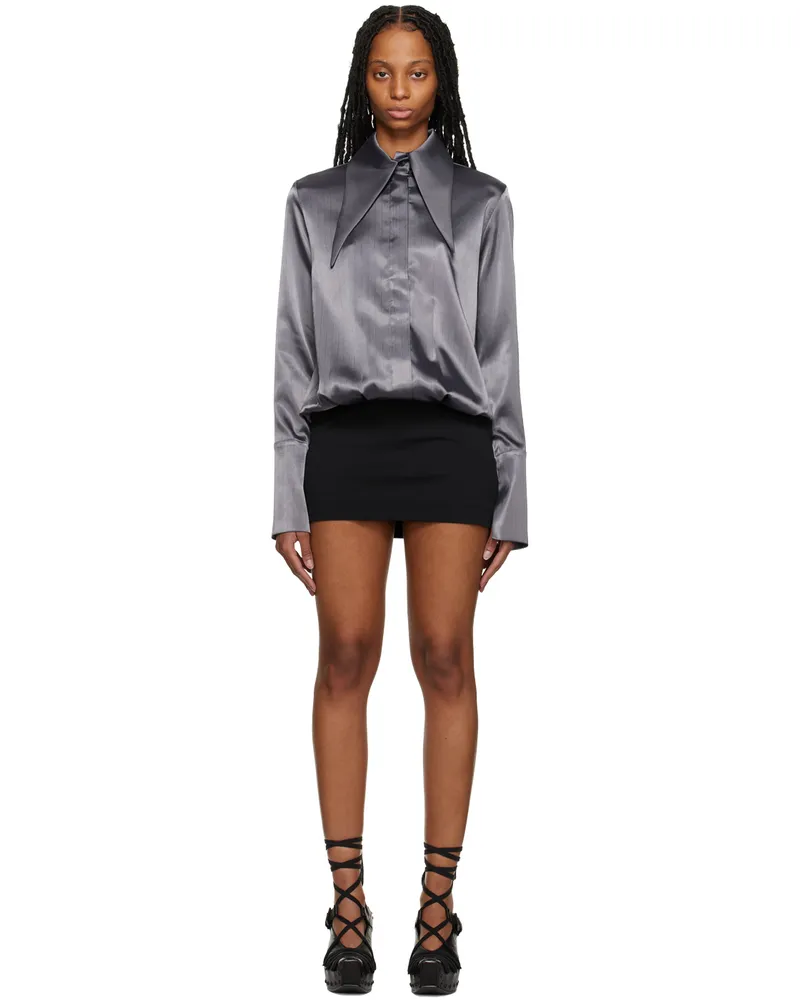 16ARLINGTON SSENSE Work Capsule – Gray Dara Minidress Mauve