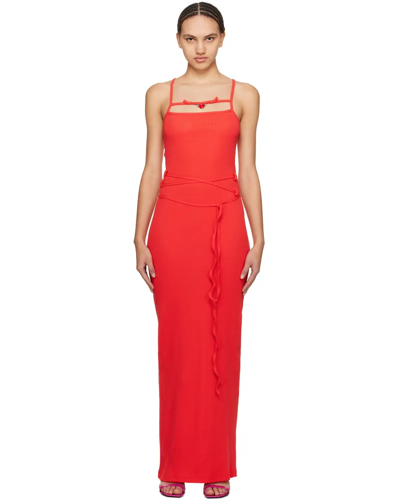 OTTOLINGER Red Charmed Maxi Dress Red