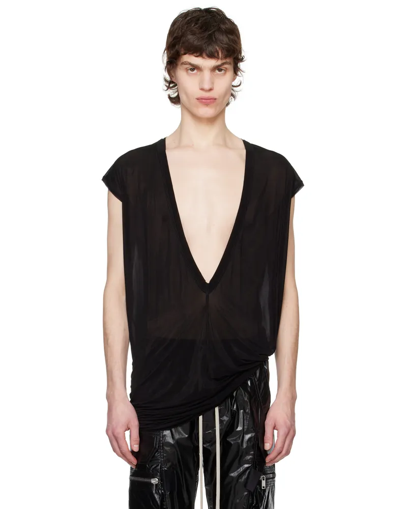 Rick Owens Black Hollywood Dylan T-shirt 09