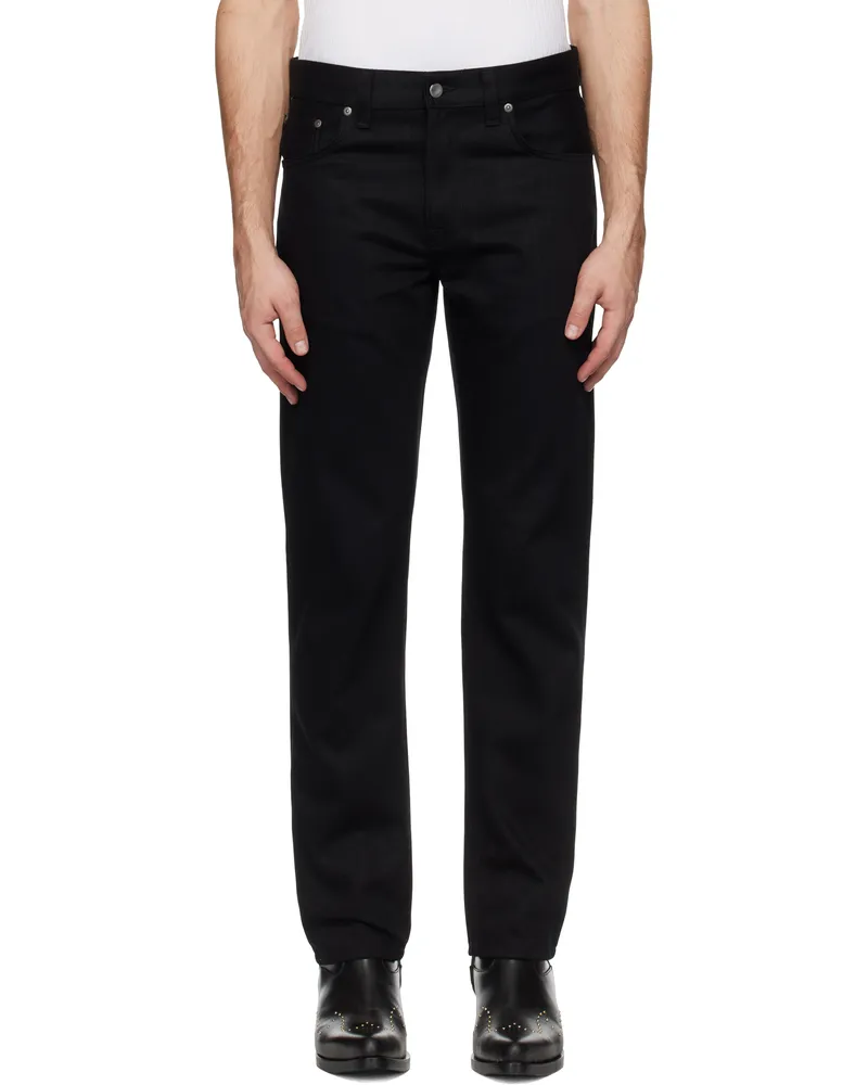 Nudie Jeans Black Gritty Jackson Jeans Dry