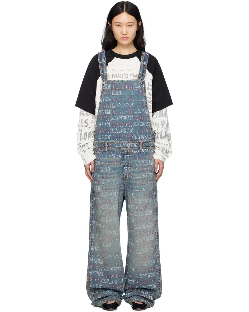 Lanvin Blue Future Edition Denim Overalls Light
