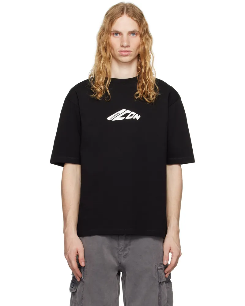 Dsquared2 Black Icon New Generation Loose Fit T-shirt 900