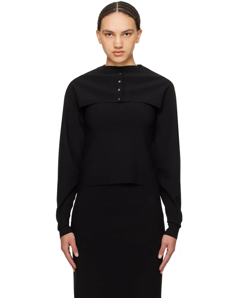 Birrot Black Lay2 Cardigan Black
