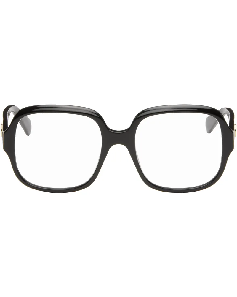 Gucci Black Oversized Square Glasses 001