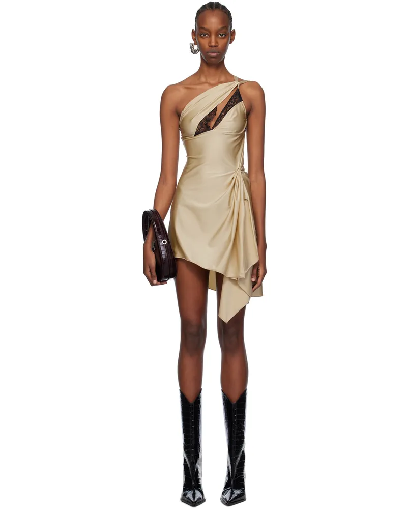 COPERNI Beige Asymmetric Minidress Beige