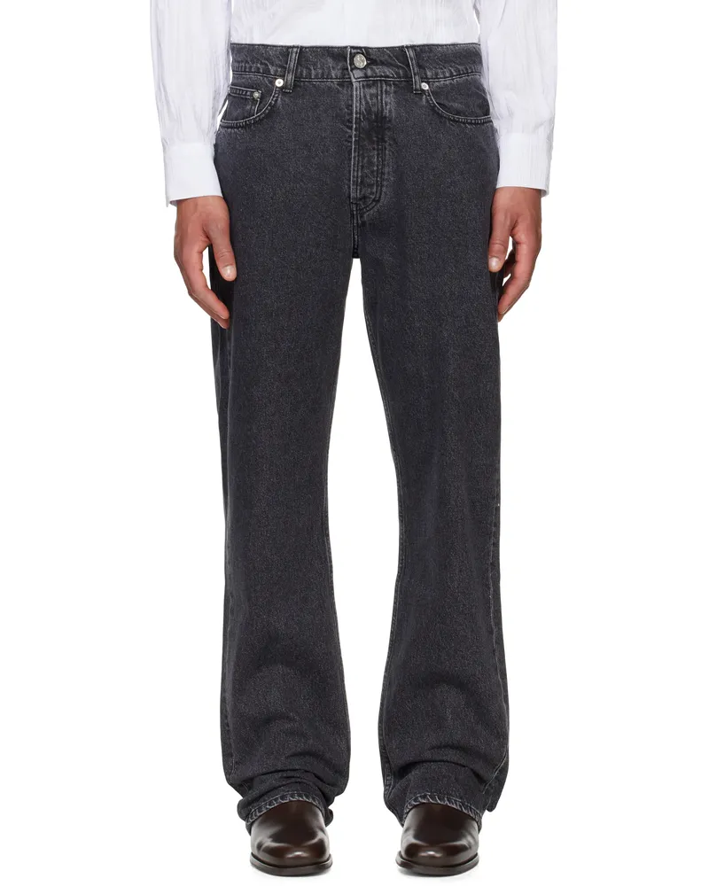 Séfr Black Classic Cut Jeans Black