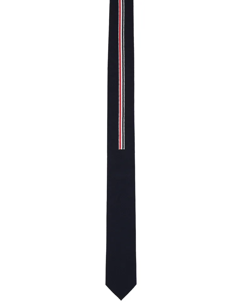 Thom Browne Navy RWB-Stripe Tie 415