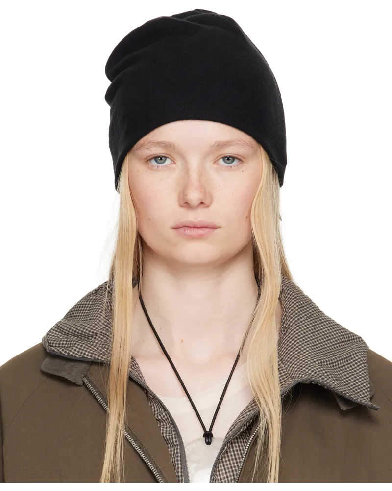 Post Archive Faction Black 8.0 Center Beanie Blk
