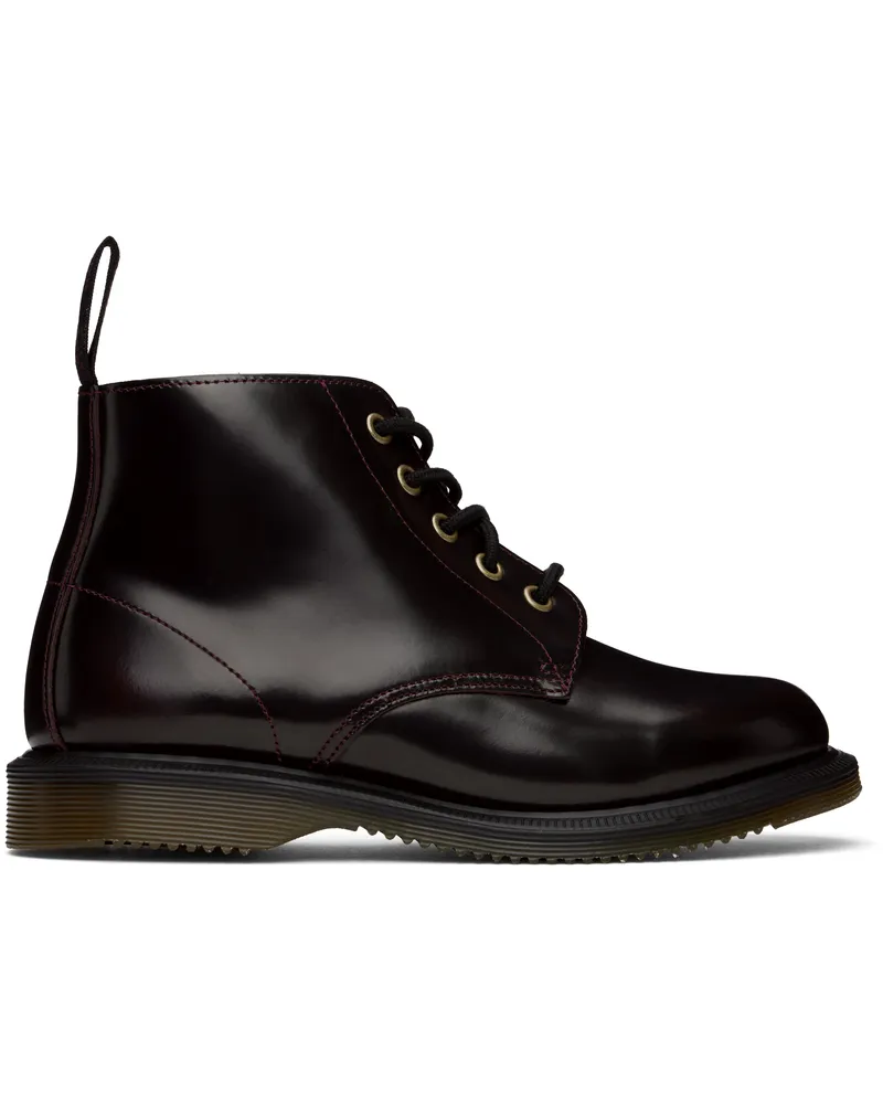 Dr.Martens Burgundy Emmeline Arcadia Lace Up Boots Cherry