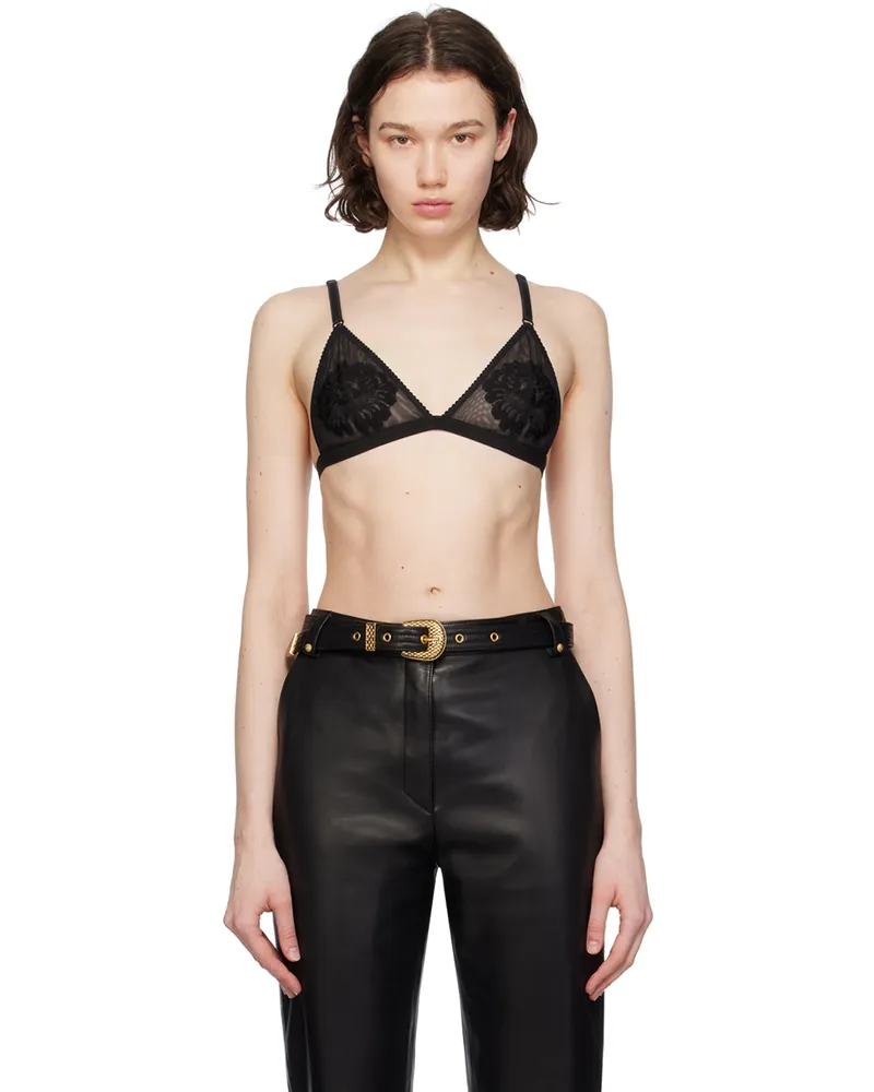 Dolce & Gabbana Black Adjustable Bra N0000