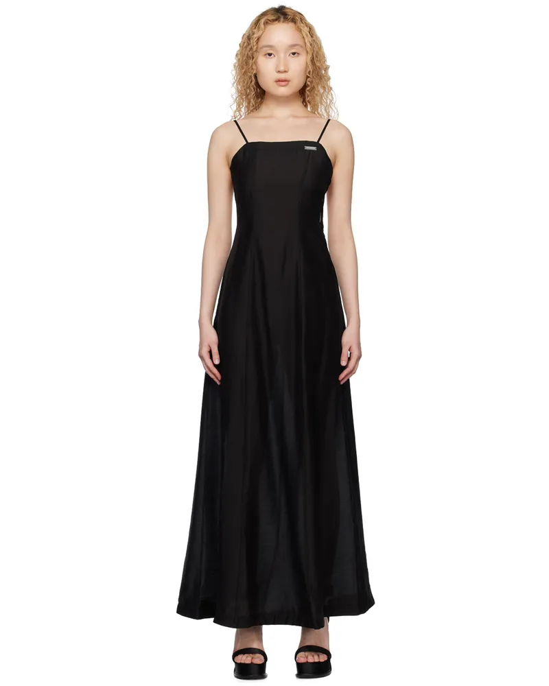 Han Kjøbenhavn Black Square Neck Maxi Dress Black
