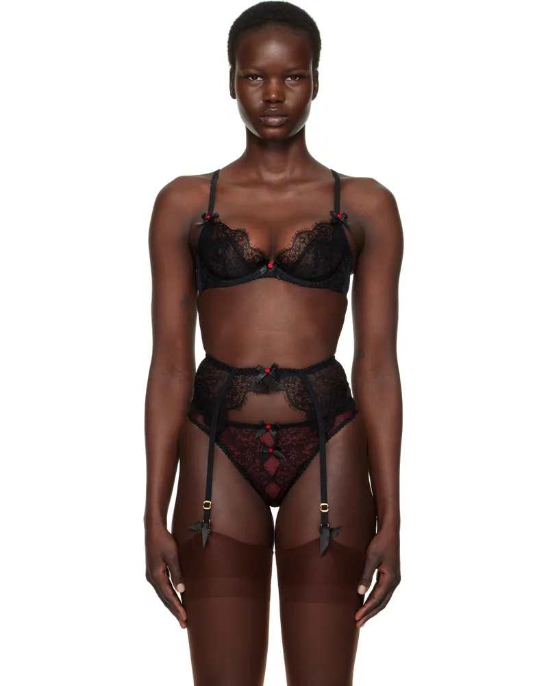 Agent Provocateur Black Lorna Lace Bra 001000